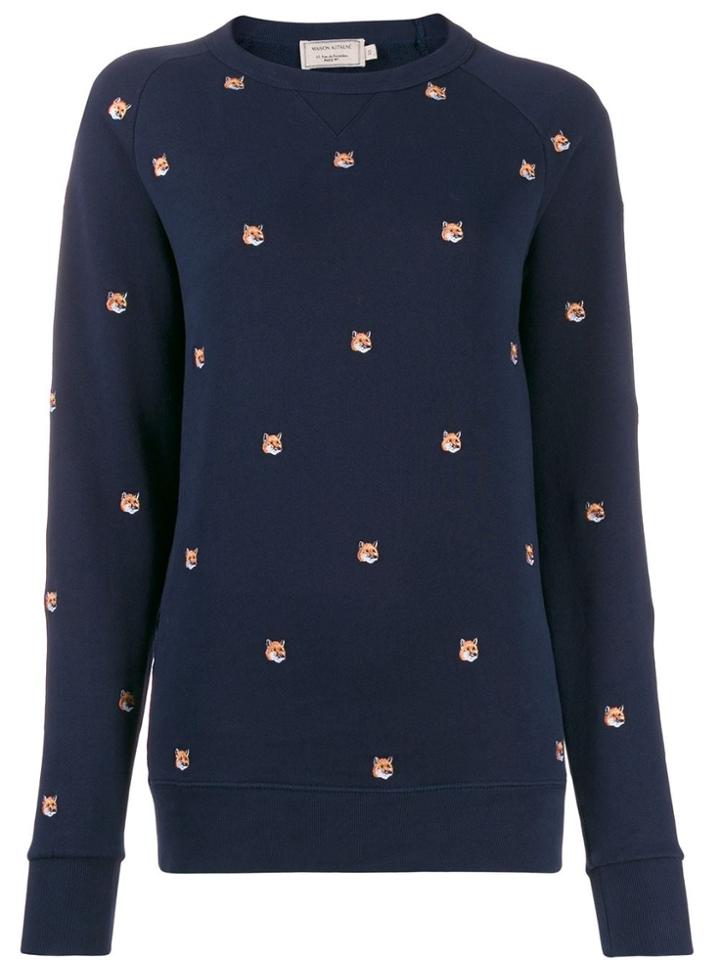 Maison Kitsuné Fox Patch Jumper - Black