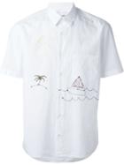 Jimi Roos Short Sleeved Beach Print Shirt