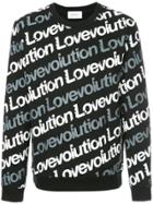 Ports V Slogan Print Sweatshirt - Black