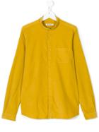Dondup Kids Mandarin Neck Shirt - Yellow & Orange