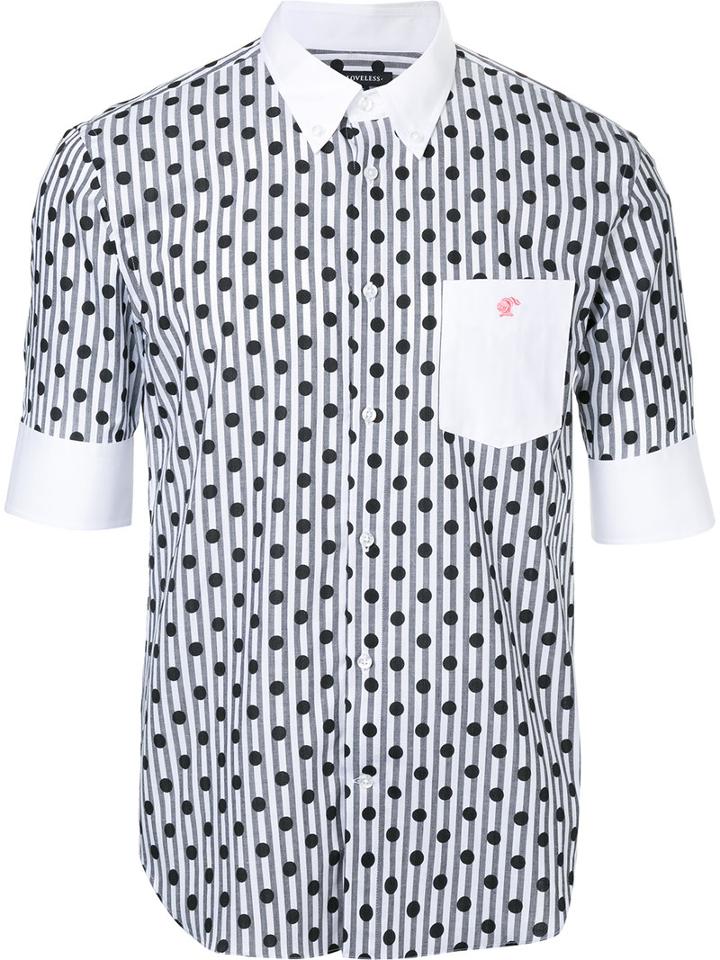 Loveless - Printed Shirt - Men - Cotton - 3, White, Cotton