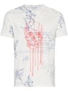 Alexander Mcqueen Explorer Printed T Shirt - White