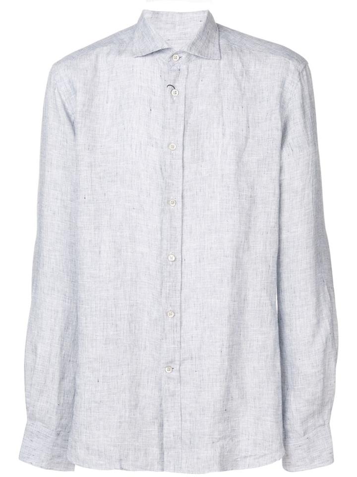 Corneliani Classic Fitted Shirt - Blue