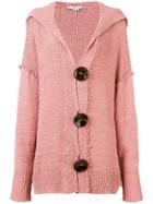 Stella Mccartney Hooded Oversized Cardigan - Pink