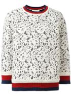 Gucci Sylvie Web Lace Sweater, Women's, Size: Medium, White, Cotton/polyamide/viscose
