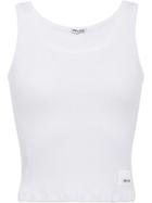 Miu Miu Cotton Top - White