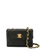 Chanel Pre-owned Mini Flap Chain Shoulder Bag - Black