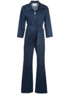 Carolina Ritzler Zip-up Denim Jumpsuit - Blue