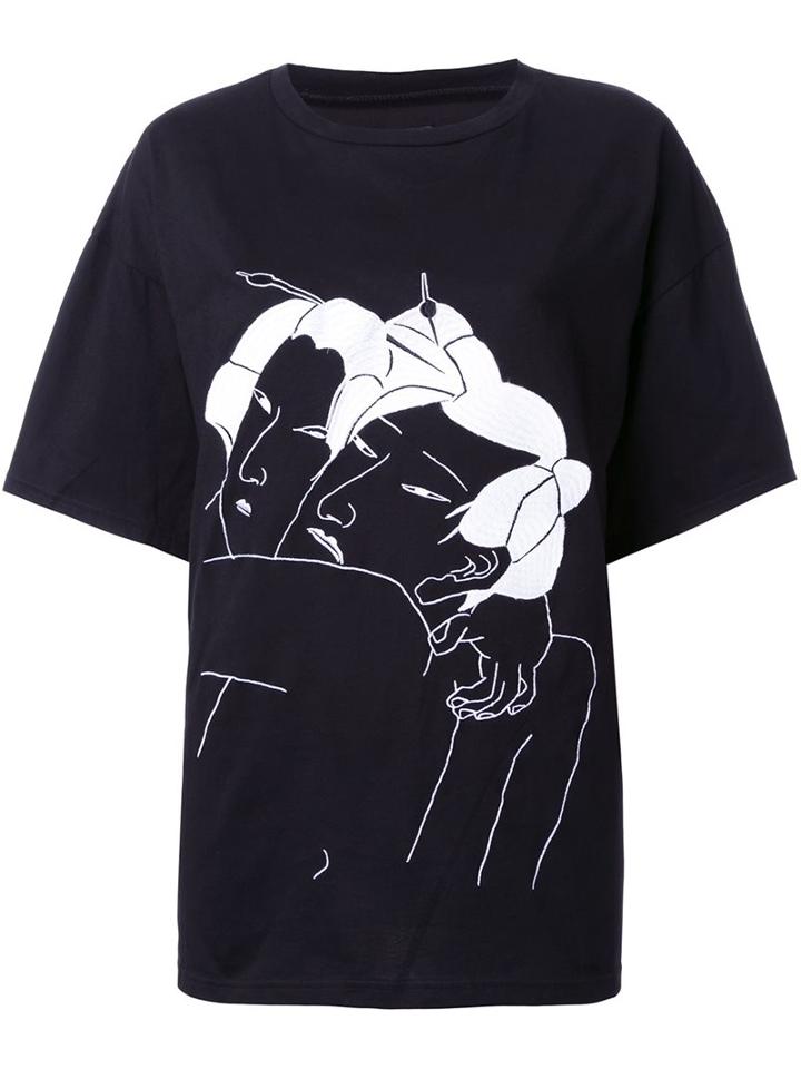Ikumi Printed Oversize T-shirt