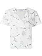 Olympiah - Printed Top - Women - Polyester/spandex/elastane - 40, White, Polyester/spandex/elastane