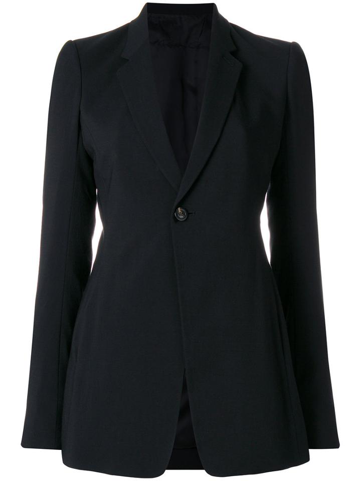 Rick Owens - Soft Blazer - Women - Silk/cupro/viscose/virgin Wool - 42, Black, Silk/cupro/viscose/virgin Wool