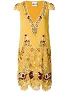 Aniye By Sequin Embellished Dress - Yellow & Orange