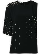 Stella Mccartney Pearl-embellished Top - Black