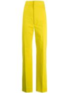Haider Ackermann High-waisted Straight Trousers - Yellow