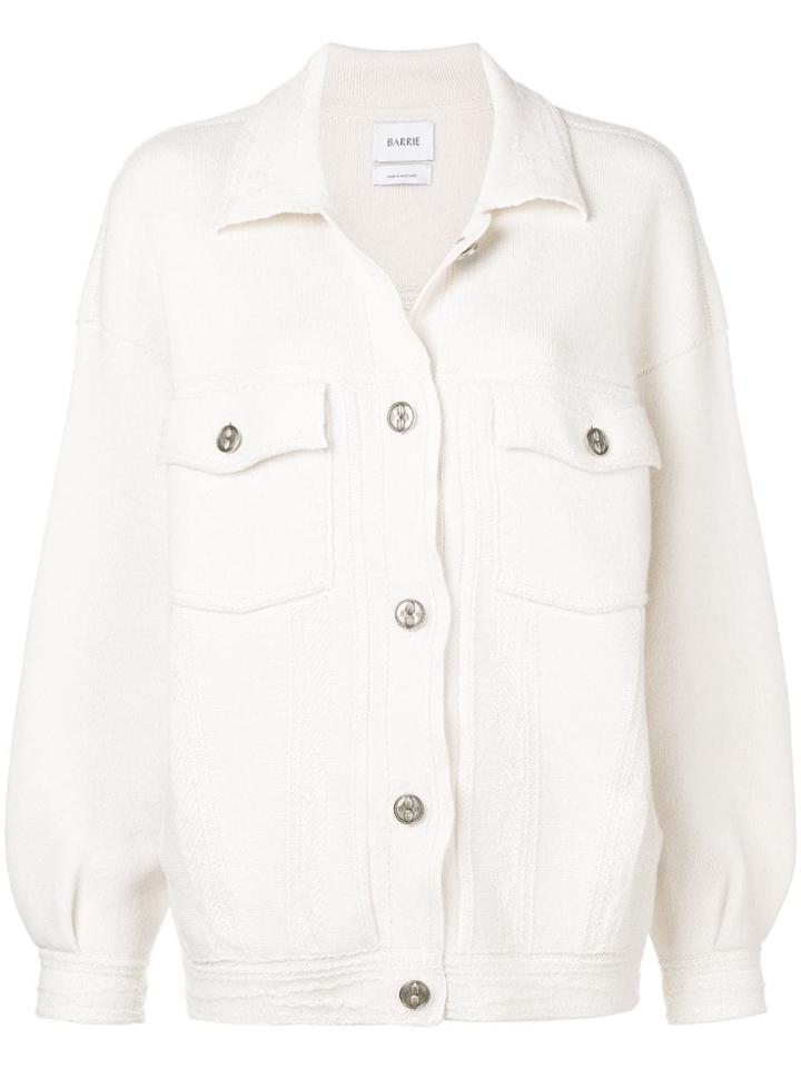 Barrie Cashmere Oversized Jacket - Neutrals
