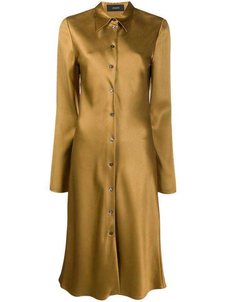 Joseph Midi Shirt Dress - Gold