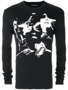 Neil Barrett Slouxsie Print Top - Black