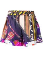 Chloé Printed Shorts - Blue