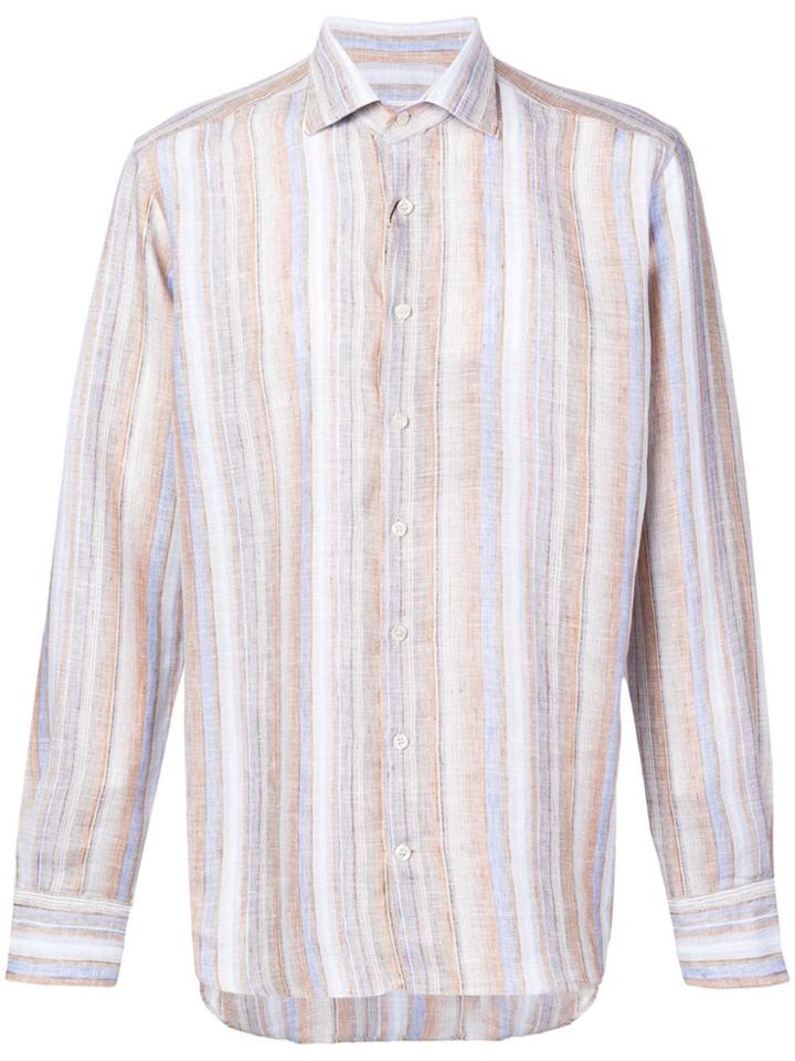 Etro Striped Shirt - Neutrals