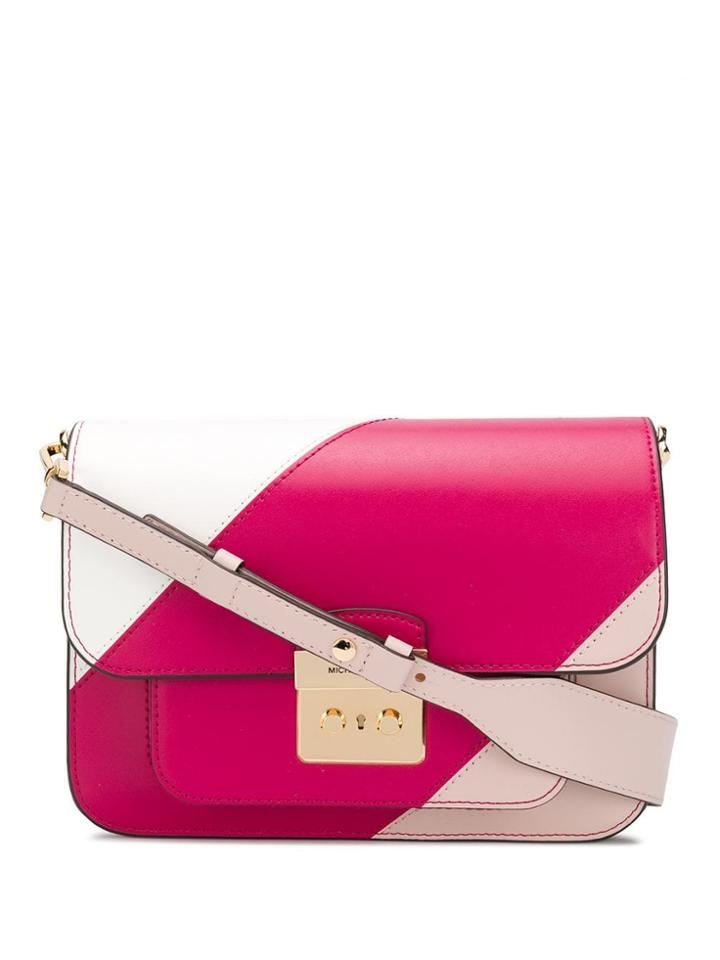 Michael Michael Kors Two-tone Shoulder Bag - Pink