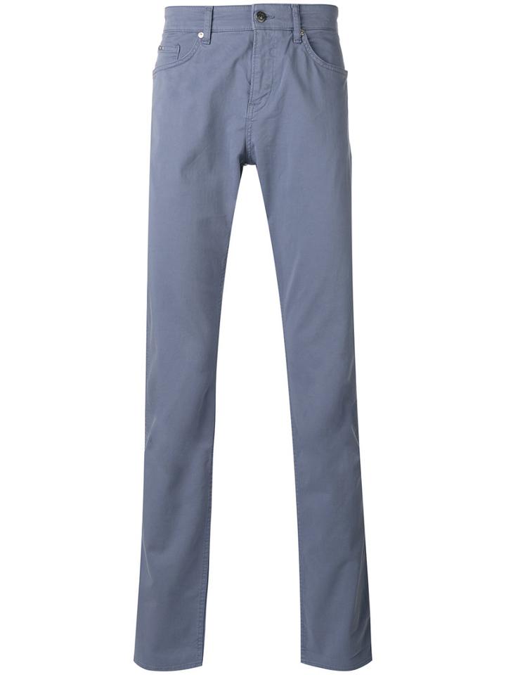 Boss Hugo Boss - Chino Trousers - Men - Cotton/spandex/elastane - 34, Blue, Cotton/spandex/elastane
