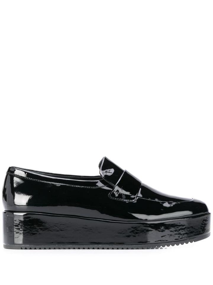 Hogl Platform Slip-on Loafers - Black