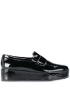 Hogl Platform Slip-on Loafers - Black