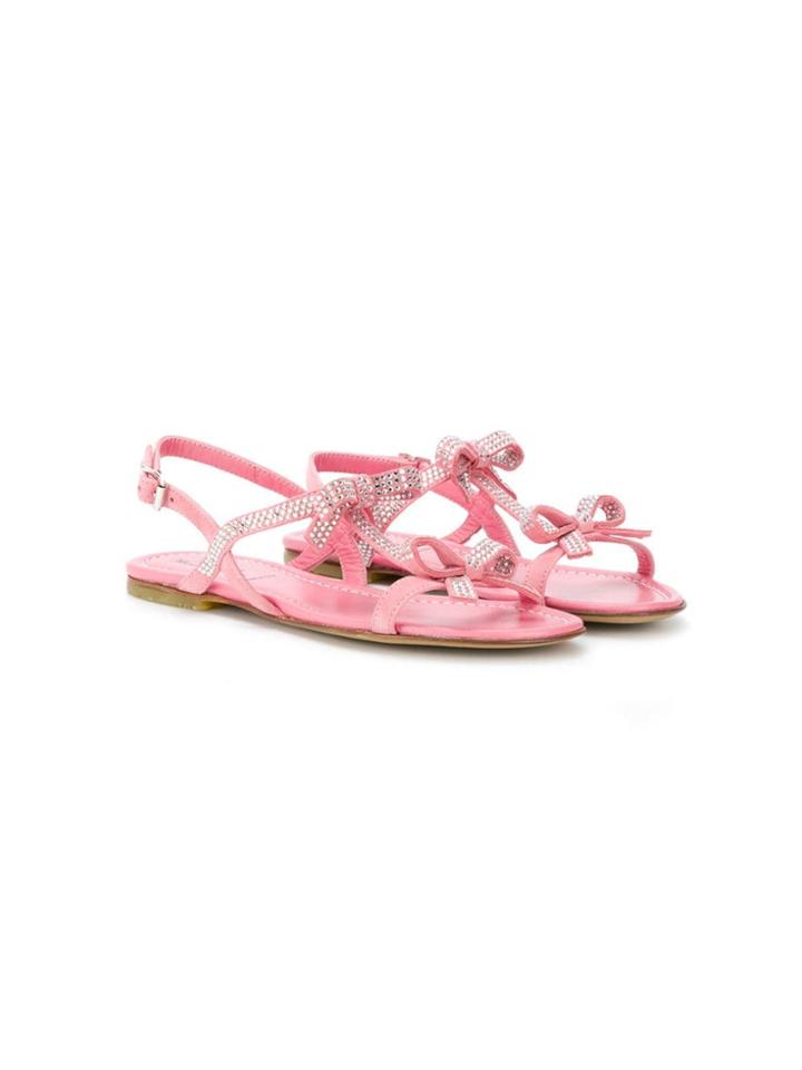 Andrea Montelpare Teen Bow Detail Sandals - Pink