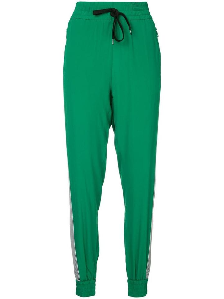 Nº21 Side Stripe Trousers - Green