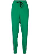 Nº21 Side Stripe Trousers - Green