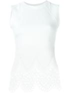 Chloé Sleeveless Top, Women's, Size: L, White, Cotton