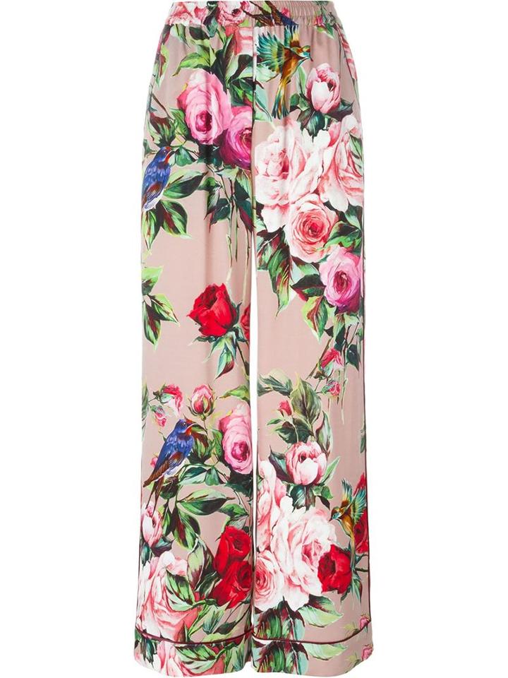 Dolce & Gabbana Printed Palazzo Pants