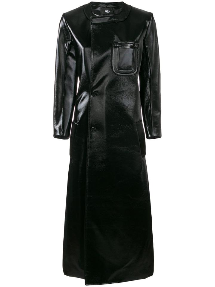 Yang Li Oversized Fitted Coat - Black