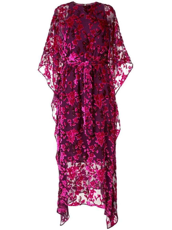 Taller Marmo Mary's Garden Kaftan Dress - Purple