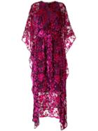 Taller Marmo Mary's Garden Kaftan Dress - Purple