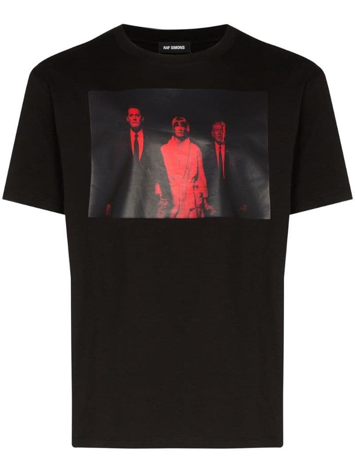 Raf Simons Twin Peaks Print T-shirt - Black
