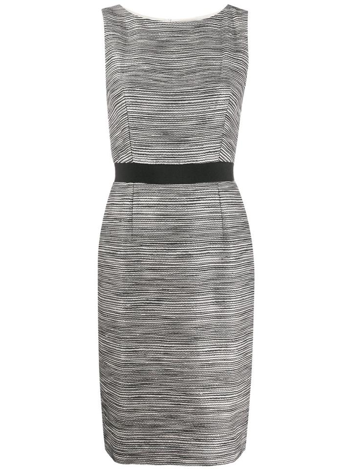 Christian Dior Pre-owned 2000s Textured Weave Dress - Black