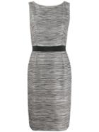 Christian Dior Pre-owned 2000s Textured Weave Dress - Black