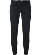 Dondup 'aslan' Trousers, Women's, Size: 28, Black, Cotton/spandex/elastane