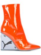 Fenty X Puma Fenty Cat Wedge Boots - Red