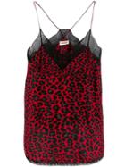 Zadig & Voltaire Christy Leopard Vest - Red