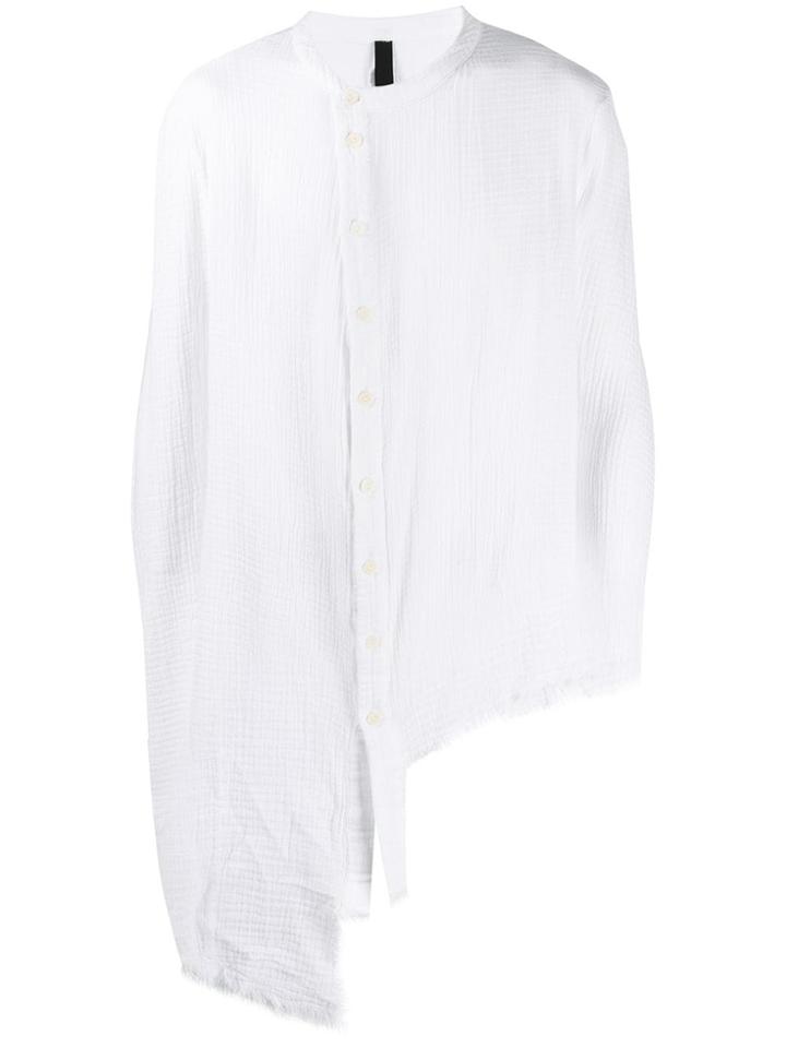 Army Of Me Oversized Asymmetric Shirt - White