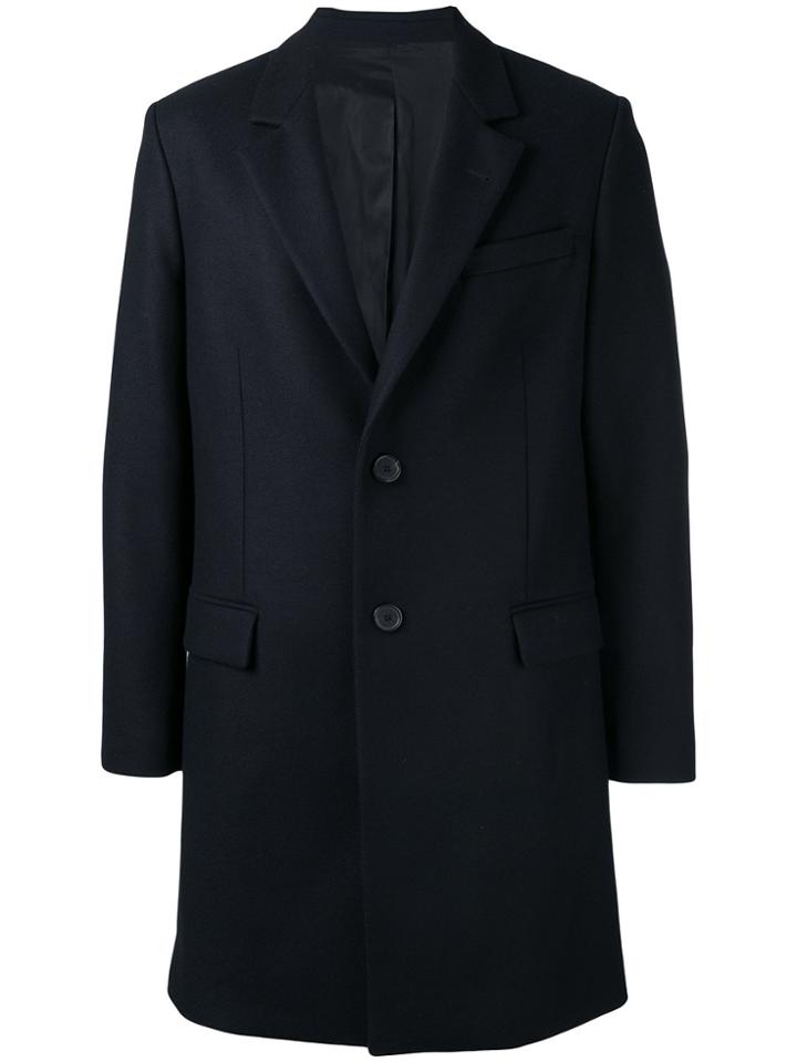 Ami Alexandre Mattiussi Two Button Coat - Blue