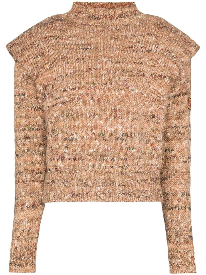 Etro Exaggerated Mélange Jumper - Neutrals