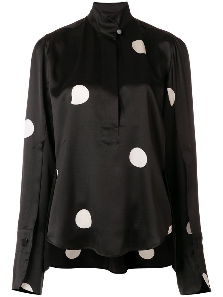 Petar Petrov Polka Dot Shirt - Black