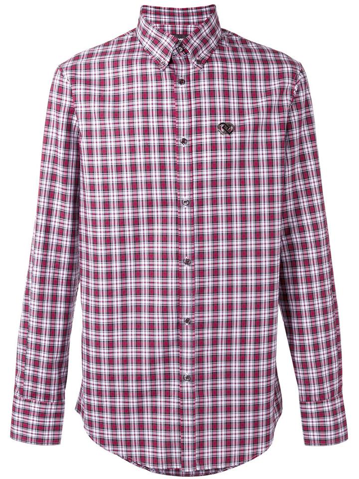 Dsquared2 - Checked Shirt - Men - Cotton - 44, Red, Cotton