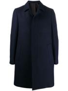 Dell'oglio Single-breasted Midi Coat - Blue