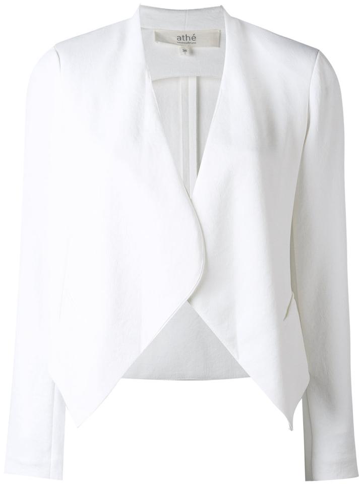Vanessa Bruno Athé Abba Blazer, Women's, Size: 36, White, Polyester/cotton