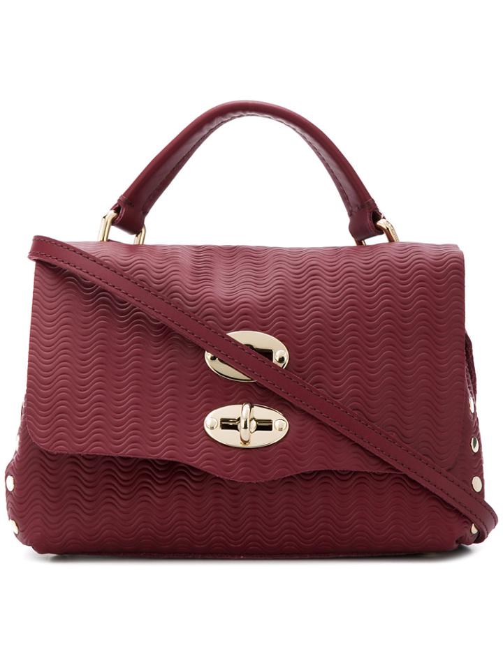 Zanellato Side Stud Cross Body Bag - Pink & Purple
