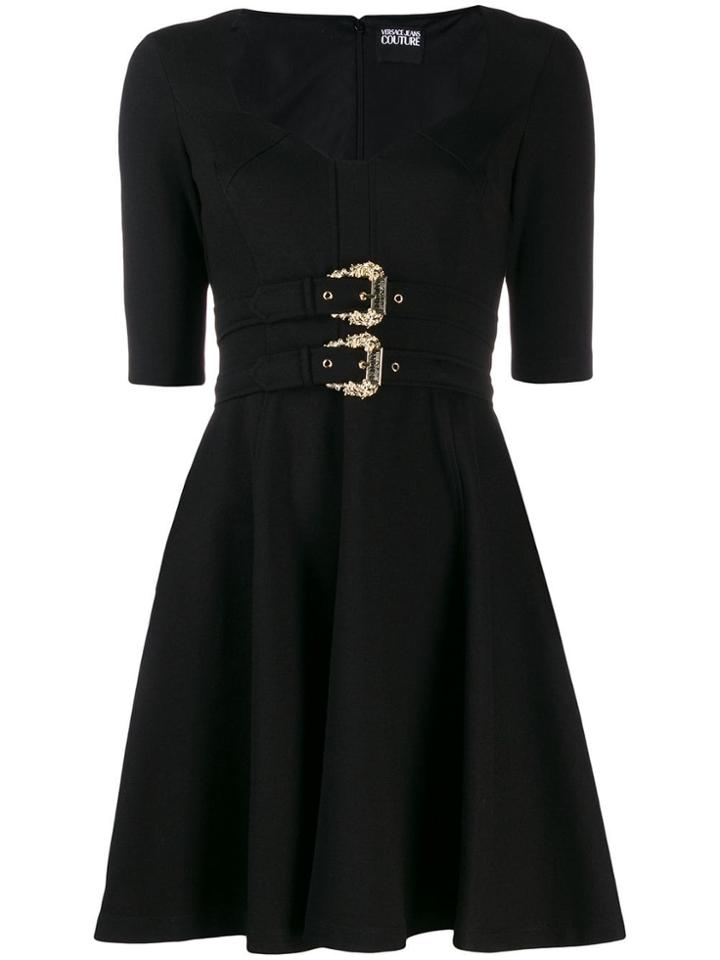 Versace Jeans Couture Double-buckle Dress - Black